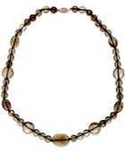 Smoky Quartz Collar Necklace In 14k Gold (258-1/2 Ct. T.w.)