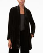 Eileen Fisher Velvet Shawl-collar Jacket, Regular & Petite