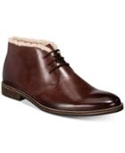 Alfani Men's Jason Fleece-lined Leather Boots, Created For Macy's Men's Shoes