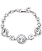 Givenchy Rhodium-plated Crystal Flex Bracelet
