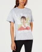 True Vintage Cropped Cotton Ferris-graphic T-shirt