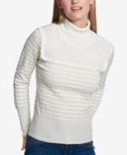Tommy Hilfiger Textured Turtleneck Sweater, Created For Macy's