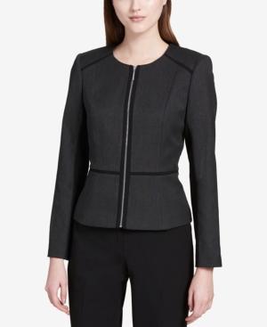 Calvin Klein Zip-front Blazer