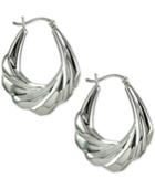 Giani Bernini Dimensional Textured Hoop Earrings, Only At Macy's