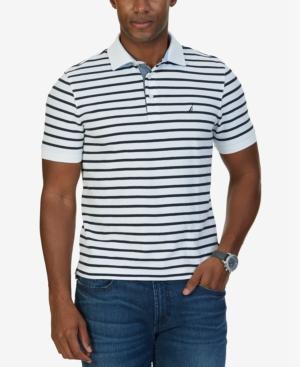 Nautica Men's Classis-fit Striped Performance Polo