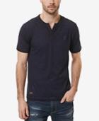 Buffalo David Bitton Men's Kattle Layered-look Short-sleeve Henley
