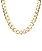 "14k Gold Necklace, 22"" Curb Chain (7mm)"