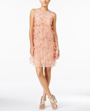 Bcbgeneration Floral-flutter Illusion Shift Dress
