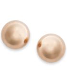 Gold Ball Stud Earrings (6mm) In 14k Yellow, White Or Rose Gold