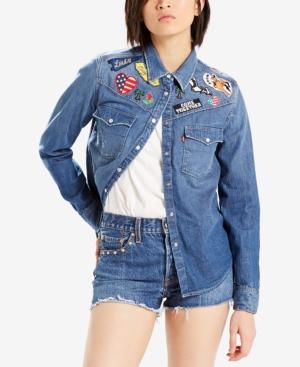 Levi's Cotton Patched Denim Shirt, A Macy's Exclusive Style