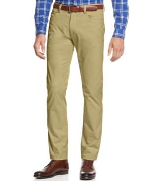 Calvin Klein Men's Sateen Slim-fit Stretch Pants