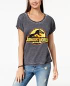 Freeze 24-7 Juniors' Jurassic World Graphic-print T-shirt