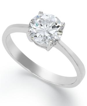 B. Brilliant Sterling Silver Ring, Cubic Zirconia Sparkle Ring (1-1/4 Ct. T.w.)