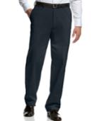 Haggar Microfiber Performance Classic-fit Dress Pants, Only At Macy's