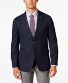 Tommy Hilfiger Men's Slim-fit Navy Diamond Geo Soft Sport Coat