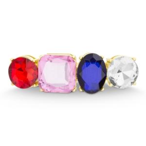 Steve Madden Multi Stone Hair Clip