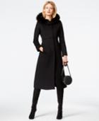 Forecaster Fox-fur-trim Maxi Walker Coat