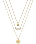 Bcbgeneration Gold-tone Wanderlust 3 Charm Layering Necklace