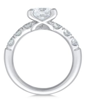 X3 Certified Diamond Engagement Ring (2-1/2 Ct. T.w.) In 18k White Gold, Created For Macy's