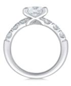 X3 Certified Diamond Engagement Ring (2-1/2 Ct. T.w.) In 18k White Gold, Created For Macy's