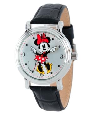Disney Minnie Mouse Women's Shinny Silver Vintage Alloy Watch
