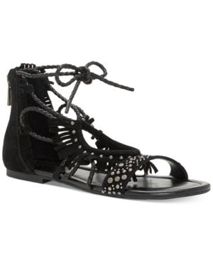 Jessica Simpson Kylea Ankle Lace-up Studded Sandals Women's Shoes