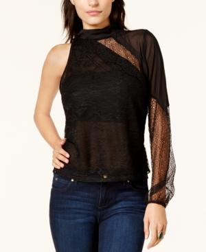 Guess Suzy Lace One-shoulder Top