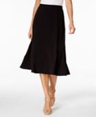 Alfred Dunner Petite Saratoga Springs Spliced A-line Skirt