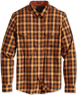 Guess Men's Long-sleeve Mathew Check Shirt