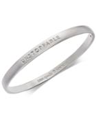 Kate Spade New York Silver-tone Unstoppable Bangle Bracelet