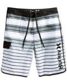 Hurley Men's Striped Drawstring Board Shorts