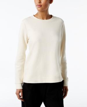 Eileen Fisher Organic Cotton-blend Ribbed Top, Regular & Petite