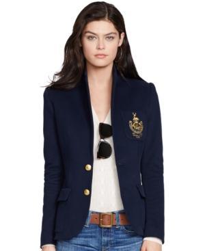 Polo Ralph Lauren Two-button Emblem Blazer