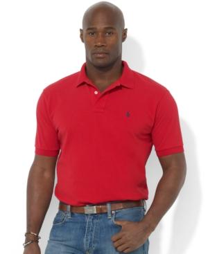 Polo Ralph Lauren Big And Tall Classic-fit Mesh Polo