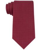 Calvin Klein Men's Clover Micro Dot Slim Tie