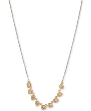 Kenneth Cole New York Two-tone Crystal Statement Necklace
