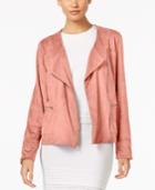 Ny Collection Faux-suede Jacket