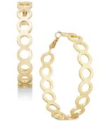 Inc International Concepts Gold-tone Open Circle Hoop Earrings, Created For Macy's