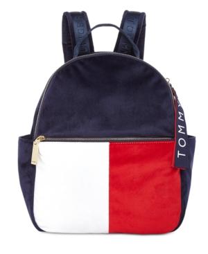 Tommy Hilfiger Isa Velvet Backpack