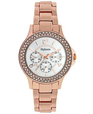 Style & Co Watch, Women's Rose Gold-tone Bracelet Sy025rg