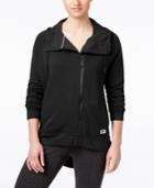 Nike Modern Fleece Cape Asymmetrical Zip Hooded Jacket