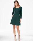 Maison Jules Long-sleeve Pocket Dress, Only At Macy's