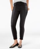 Vanilla Star Juniors' Shadow-striped Skinny Jeans