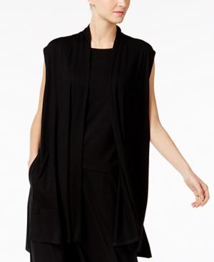 Eileen Fisher Open-front Vest, Regular & Petite