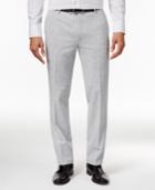 Inc International Concepts Men's Slim-fit Grey Chambray Pants, Only At Macy's