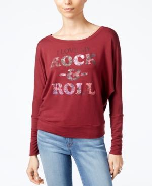 William Rast Veruca Rock & Roll Graphic Sweatshirt