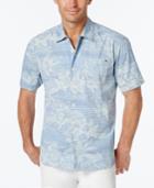 Tommy Bahama Men's Tommy Tides Stripe Floral-print Short-sleeve Shirt