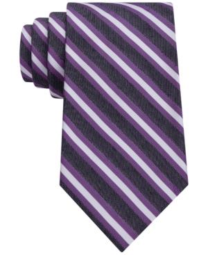 Calvin Klein Men's Modern Awning Stripe Tie