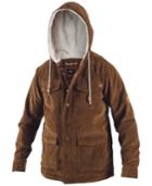 Rip Curl Men's Dawn Patrol Corduroy Jacket With Fleece-lined Hood