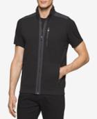 Calvin Klein Men's Full-zip Mixed-media Shirt-jacket, A Macy's Exclusive Style